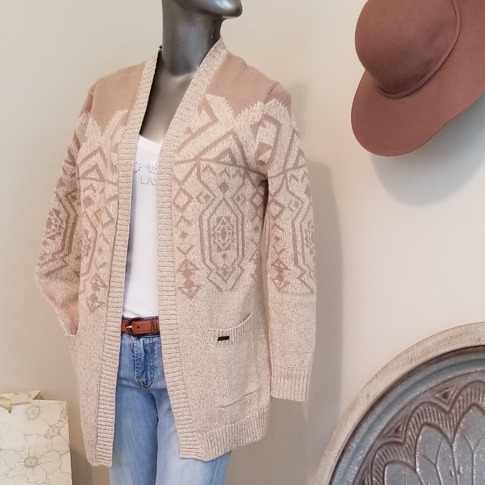 Roxy Southwestern Print Cardigan Sweater